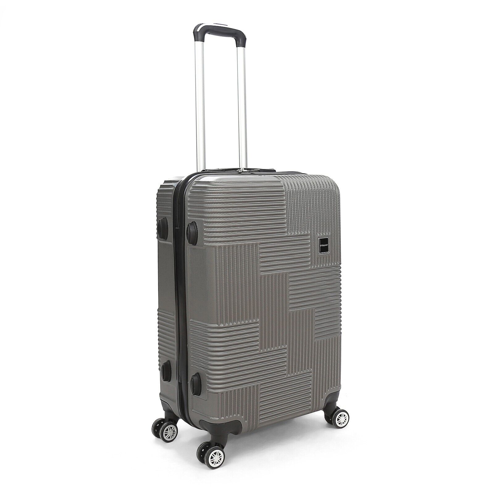 Large 28'' - Lightweight Hard Shell Suitcase 4 Wheel - Dark Grey